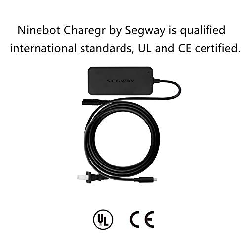 Segway Ninebot Battery Charger for ES2/ES4/E22/ES1L Electric Kick Scooter, 42V 1.7A Power Supply Cord, Multiple Security Protection, UL& CE Certified , Black