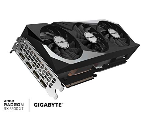 GIGABYTE Radeon RX 6900 XT Gaming OC 16G Graphics Card, WINDFORCE 3X Cooling System, 16GB 256-bit GDDR6, GV-R69XTGAMING OC-16GD Video Card