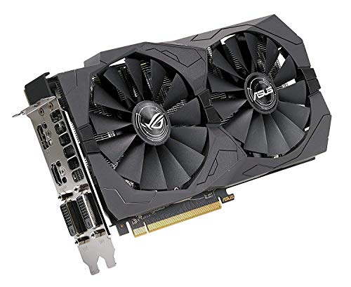 ASUS ROG Strix Radeon Rx 570 O4G Gaming OC Edition GDDR5 DP HDMI DVI VR Ready AMD Graphics Card (ROG-STRIX-RX570-O4G-GAMING)