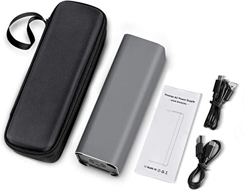 Portable Laptop Charger with AC Outlet, 31200mAh/112Wh 100W Travel Laptop Power Bank, External Battery Pack Compatible with MacBook, iPhone, Samsung, HP, Dell, Lenovo and More