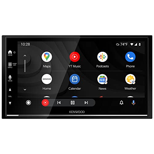 KENWOOD DMX7709S 6.8-Inch Capacitive Touch Screen, Car Stereo, CarPlay and Android Auto, Bluetooth, AM/FM Radio, MP3 Player, USB Port, Double DIN, 13-Band EQ, SiriusXM