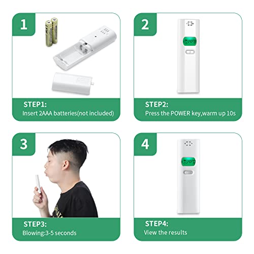 Bad Breath Tester Odor Detector Portable Breathe Bad Detector Health Care Gadgets Breath Odor Analyzer Tools for Portable Use