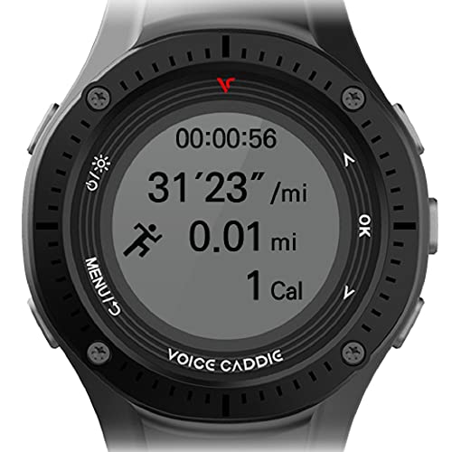 VOICE CADDIE G3 Hybrid Golf GPS Watch with Slope,Black