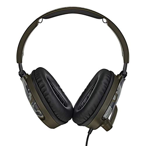 Turtle Beach Recon 70 Multiplatform Gaming Headset for Xbox Series X, Xbox Series S, Xbox One, PS5, PS4, PlayStation, Nintendo Switch, Mobile,& PC with 3.5mm-Flip-to-Mute Mic, 40mm Speakers-Green Camo