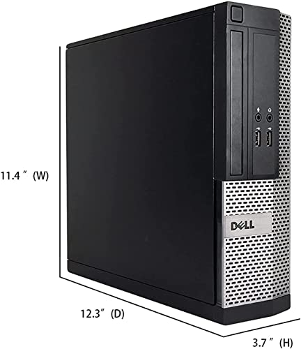 Dell OptiPlex Computer Desktop PC, Intel Core i5 3rd Gen 3.2 GHz, 16GB RAM, 2TB HDD, MTG, 22 Inch LED Monitor, RGB Keyboard and Mouse, WiFi, Windows 10 Pro (Renewed)