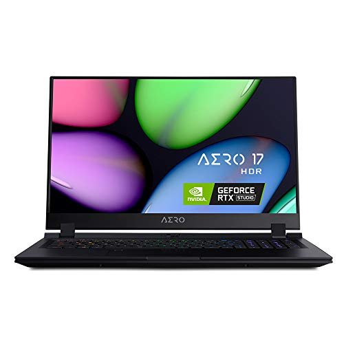 [2020] Gigabyte AERO 17 HDR YB, 17.3" Extreme Performance Laptop, 4K UHD IPS HDR Display w/ 100% Adobe RGB, GeForce RTX 2080 SUPER MAX-Q, i9-10980HK, 32GB DDR4, 512GB NVMe SSD, Up to 8-hr Battery Life