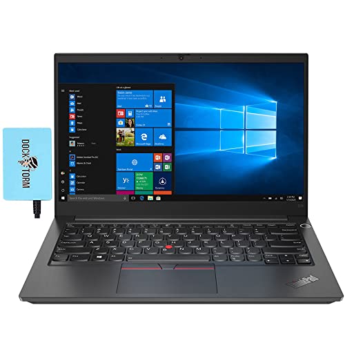 Lenovo ThinkPad E14 Gen 2 Home & Business Laptop (Intel core i7-1165G7 4-Core, 16GB RAM, 512GB PCIe SSD, Intel Iris Xe, 14.0" Full HD (1920x1080), FP, WiFi 6, Win 11 Pro) with Hub
