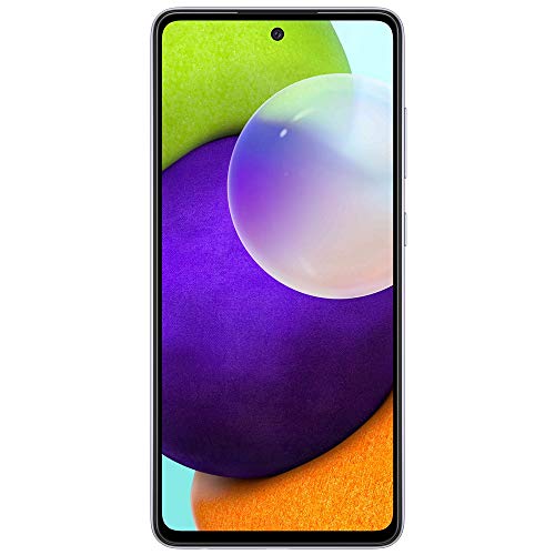 Samsung A52 SM-A525M/DS (128GB + 4GB RAM), 4G LTE, International Version (No US Warranty), Awesome Violet - Unlocked (GSM Only | Not Compatible with Verizon/Sprint)