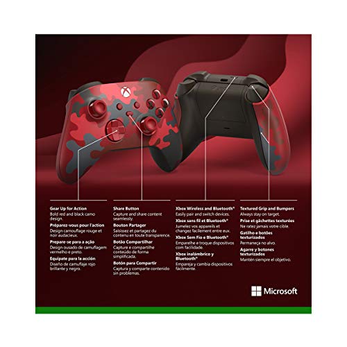 Xbox Wireless Controller – Daystrike Camo Special Edition for Xbox Series X|S, Xbox One, and Windows 10 Devices