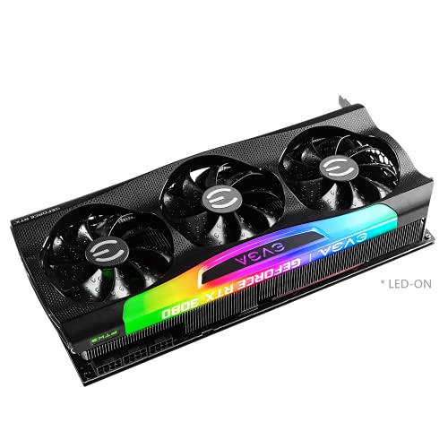 EVGA GeForce RTX 3080 FTW3 Ultra Gaming, 10G-P5-3897-KL, 10GB GDDR6X, iCX3 Technology, ARGB LED, Metal Backplate, LHR