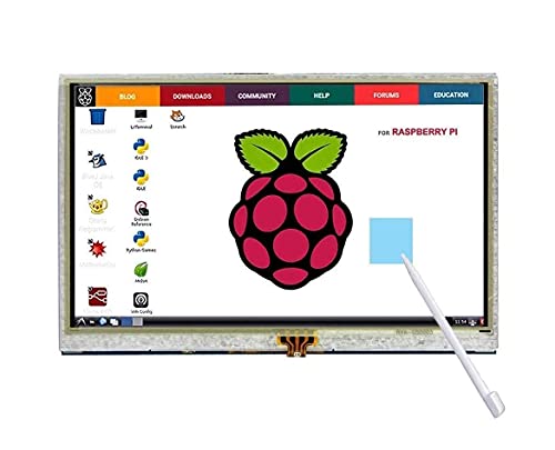 BitcoinMerch.com - 5" Inch TFT LCD Display Monitor 800x480 Touch Screen HDMI Port for Raspberry Pi B+/2B/3B+Banana Pi Windows 10 8 7