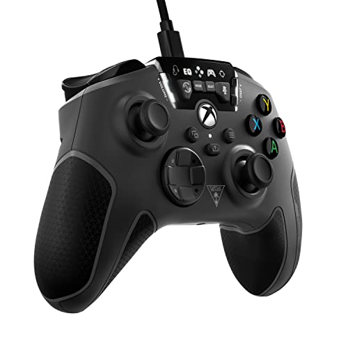 Turtle Beach Recon Controller Wired Gaming Controller for Xbox Series X & Xbox Series S, Xbox One & Windows 10 PCs Featuring Remappable Buttons, Audio Enhancements, and Superhuman Hearing - Black