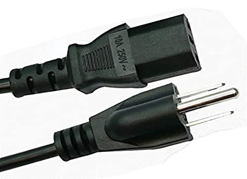 Dracaena 2Pack 6 ft 14 AWG Heavy Duty Computer Power Cord - NEMA5-15P to C13 - Power Cable - IEC 60320 C13 to NEMA 5-15 (M) - Black