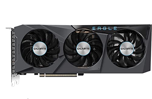 GIGABYTE Radeon RX 6600 Eagle 8G Graphics Card, WINDFORCE 3X Cooling System, 8GB 128-bit GDDR6, GV-R66EAGLE-8GD Video Card