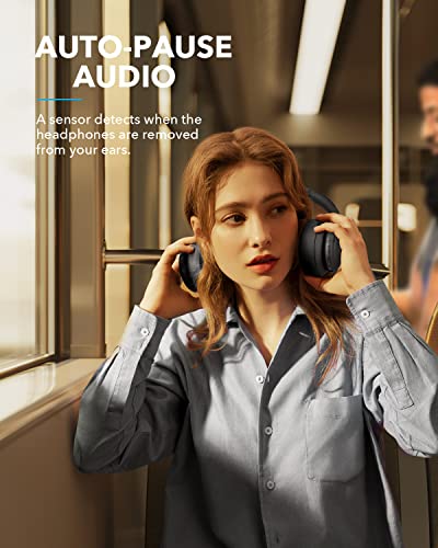 Soundcore by Anker Life Q35 Multi Mode Active Noise Cancelling Headphones, Bluetooth Headphones with LDAC for Hi Res Wireless Audio, 40H Playtime, Comfortable Fit, Clear Calls (Black)