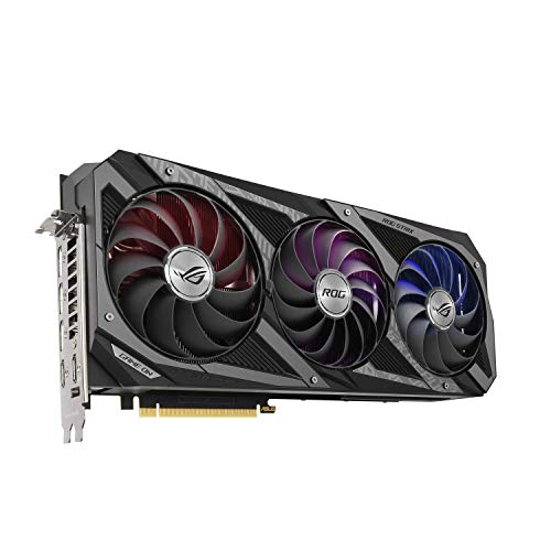 ASUS ROG STRIX NVIDIA GeForce RTX 3090 Gaming Graphics Card- PCIe 4.0, 24GB GDDR6X, HDMI 2.1, DisplayPort 1.4a, Axial-Tech Fan Design, 2.9-Slot