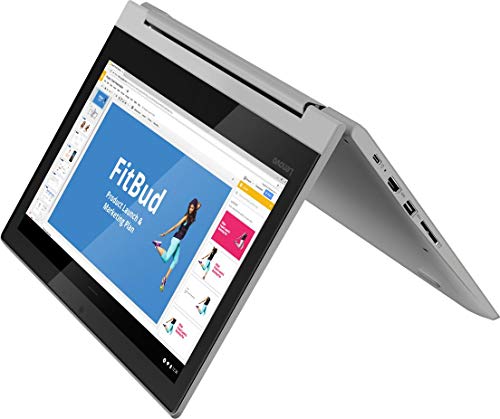 Lenovo Chromebook Flex 3 2-in-1 11.6" HD Touchscreen Laptop, MediaTek MT8173C Quad-Core Processor, 4GB RAM, 32GB eMMC, HDMI, Webcam, Wi-Fi, Bluetooth, Chrome OS, Platinum Gray, IFT Bundle