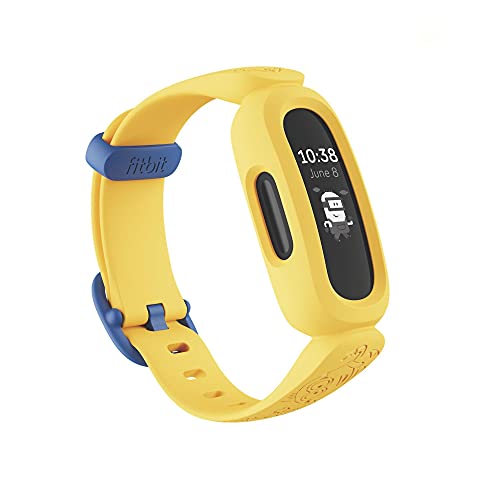 Fitbit Ace 3 Activity Tracker for Kids 6+, Minions Special Edition, Yellow, One Size
