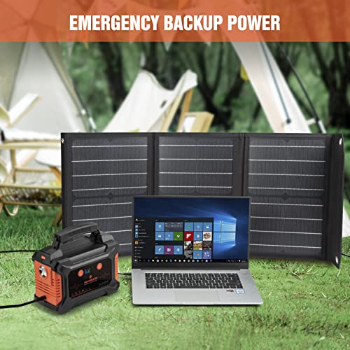 222Wh Portable Power Station, Nexstorm Solar Camping Generator 60000mAh with Flashlight Peak 300W AC Outlet DC Ports for Home Use Camping Emergency Backup Supply Laptop CPAP