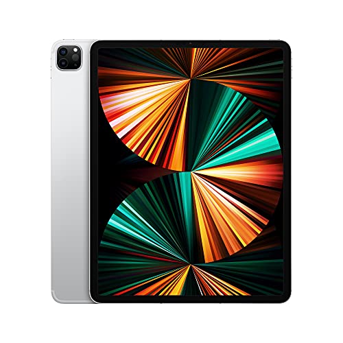 2021 Apple 12.9-inch iPad Pro (Wi‑Fi + Cellular, 2TB) - Silver - AOP3 EVERY THING TECH 