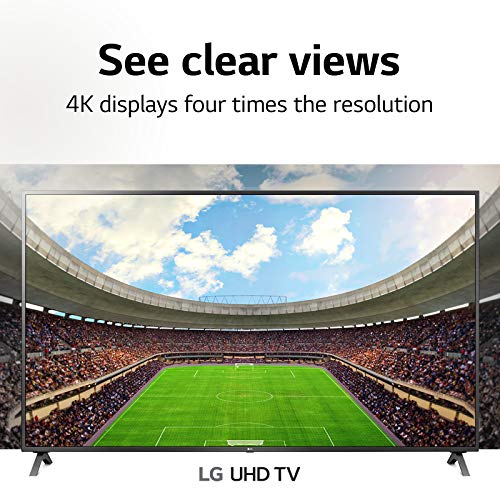 LG 85 Series 82” Alexa Built-in, Smart 4K UHD TV, Native 120Hz Refresh Rate, Dolby Cinema, Director Settings, Gaming Mode, with Magic Remote (82UN8570PUC, 2020)