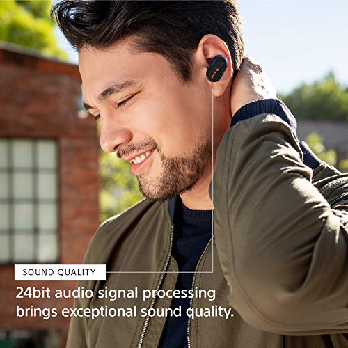 Sony WF-1000XM3 Industry Leading Noise Canceling Truly Wireless Earbuds Headset/Headphones with AlexaVoice Control And Mic For Phone Call, Black