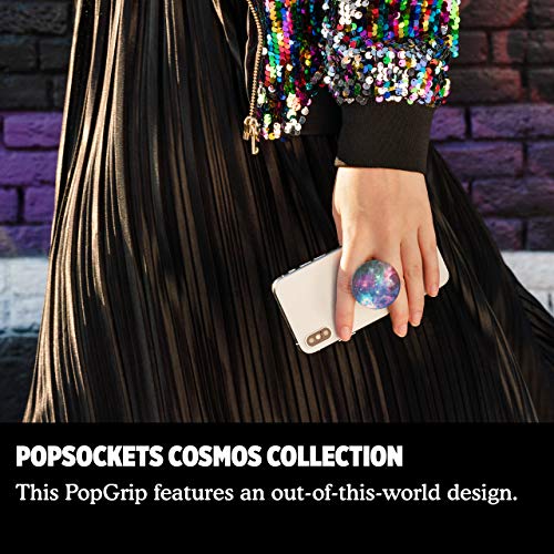 PopSockets PopGrip - Expanding Stand and Grip with Swappable Top - Blue Nebula