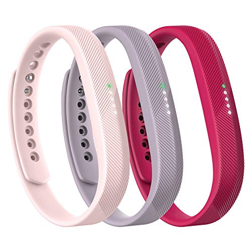 Fitbit Flex 2 Accessory 3 Piece Pack, Pink, Small, 0.12 Pound