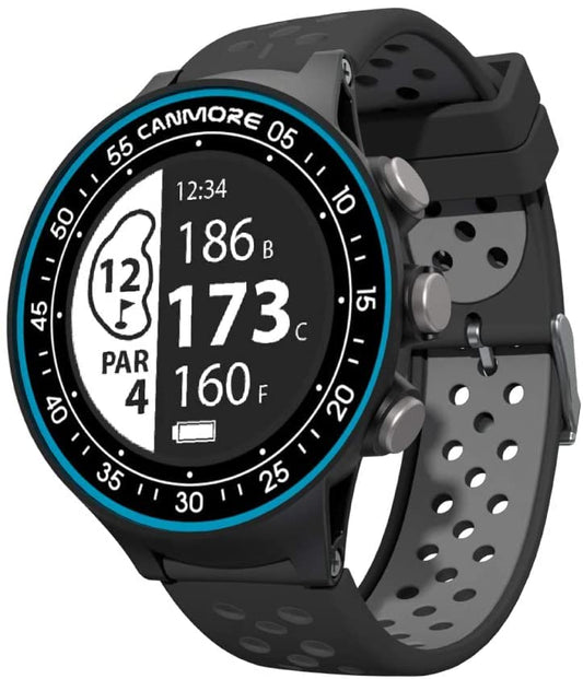 CANMORE TW411 Golf GPS Watch with Fitness Tracker, 40,000+ Free Preloaded Worldwide Course, Upgraded IC Chip, Blue