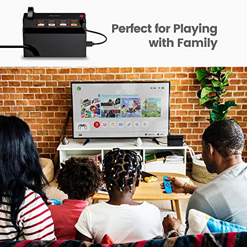 Park Sung Switch Game Switcher, Switch Game Card Reader, 8-in-1 Game Cards Holder, Quick Switching Adapters for Switch/Switch OLED, No Setting Required (4 for Game+4 for Storage)