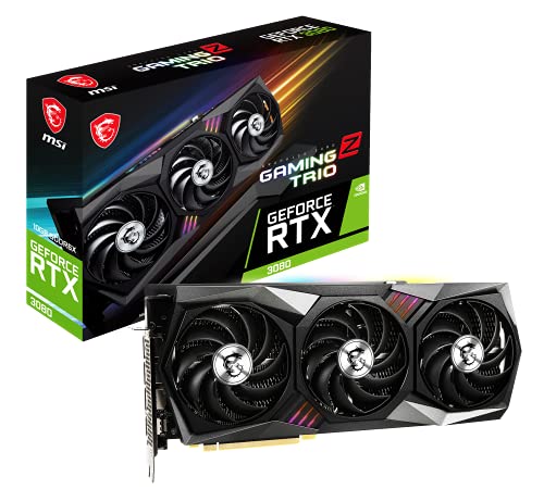 MSI Gaming Z Trio 10G LHR NVIDIA GeForce RTX 3080 10GB GDDR6X Graphics Card