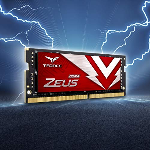 TEAMGROUP T-Force Zeus DDR4 SODIMM 32GB 2666MHz (PC4 21300) CL19 Laptop Memory Module Ram - TTZD432G2666HC19-S01