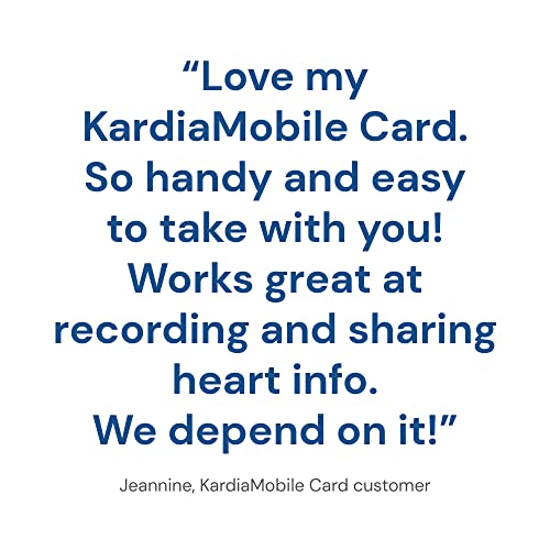 KardiaMobile Card Wallet-Sized Personal EKG Device - Record Single-Lead EKGs On The Go and Detect Irregular Heartbeats - by AliveCor