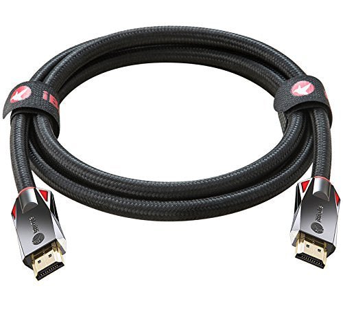 4K HDR HDMI Cable 40 Feet, 18Gbps 4K 60Hz HDR10, 1440p 120Hz, HDCP 2.2 and ARC High Speed Ultra HD Bi-Directional Cord 24AWG Compatible with Apple TV PS4 Xbox One