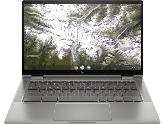 HP Chromebook x360 - 14c-ca0010ca 14" Intel Pentium Gold 6405U 4GB 64 GB eMMC Chrome OS Mineral Silver(Renewed)
