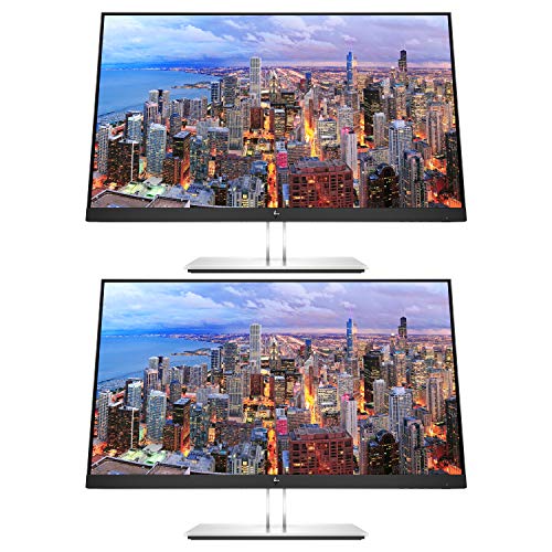 HP EliteDisplay E27q G4 27 Inch IPS LED Backlit Monitor 2-Pack, QHD QHD