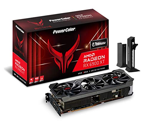 PowerColor Red Devil AMD Radeon RX 6900 XT Ultimate Gaming Graphics Card with 16GB GDDR6 Memory, Powered by AMD RDNA 2, HDMI 2.1