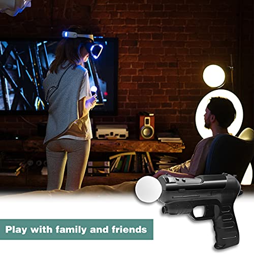 AWJGVBOY Sony PS4 VR MOVE somatosensory handle light gun PS VR gun PSVR auxiliary shooting compatible with PS3PS4 move somatosensory controller handle football accessories