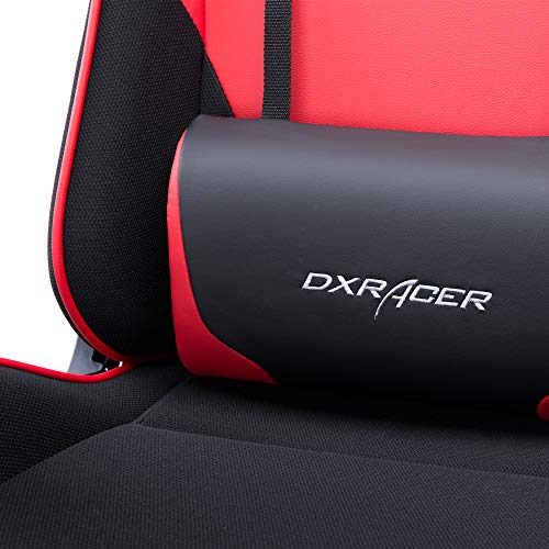 DXRacer PC Gaming Chair Racing Style Office Computer Seat Height Adjustable Recliner with Ergonomic Head Pillow and Lumbar Support, Formula Series, Standard, Black & Red