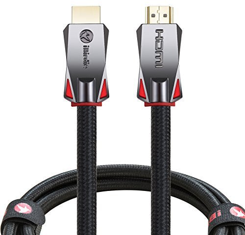 4K HDR HDMI Cable 40 Feet, 18Gbps 4K 60Hz HDR10, 1440p 120Hz, HDCP 2.2 and ARC High Speed Ultra HD Bi-Directional Cord 24AWG Compatible with Apple TV PS4 Xbox One