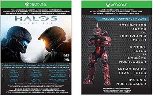 Xbox One 1TB Console - Limited Edition Halo 5: Guardians Bundle