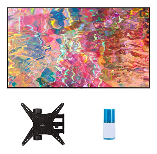 Samsung QN50Q80BAFXZA 50" 4K Ultra HD Smart TV with a Walts TV Medium Full Motion 32-65 Mount and Walts HDTV Screen Cleaner Kit (2022)