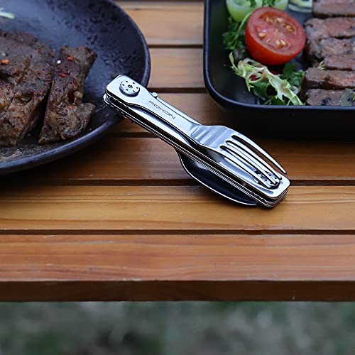 ROXON C1 3 in 1 Camping Detachable Cutlery Knife Spoon Frok for Outdoor Camping Hiking