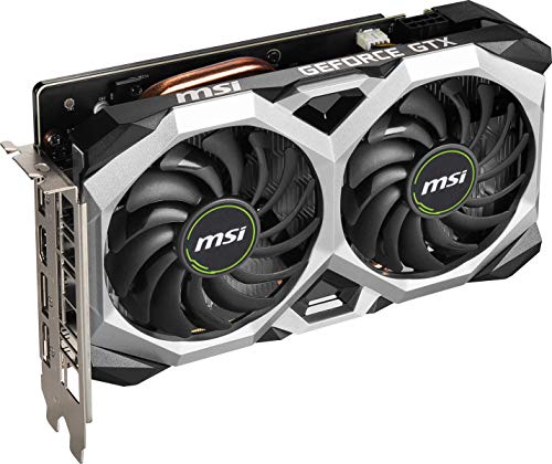 MSI Gaming GeForce GTX 1660 Super 192-bit HDMI/DP 6GB GDRR6 HDCP Support DirectX 12 Dual Fan VR Ready OC Graphics Card (GTX 1660 Super VENTUS XS OC)