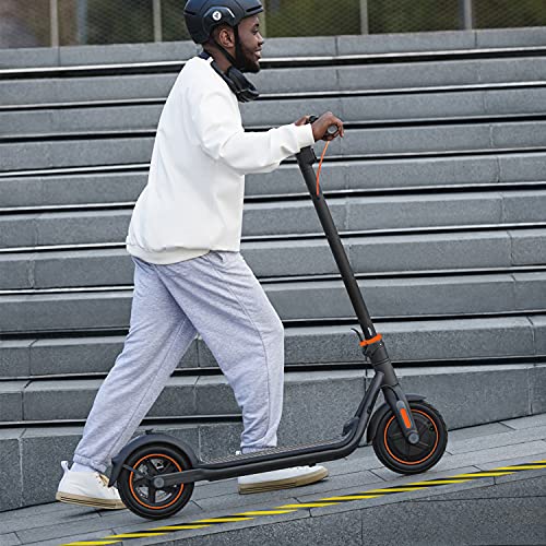 Segway Ninebot F40 Electric Kick Scooter, 350W Powerful Motor, 10-inch Pneumatic Tire, Foldable Commuter Electric Scooter for Adults, Dark Grey