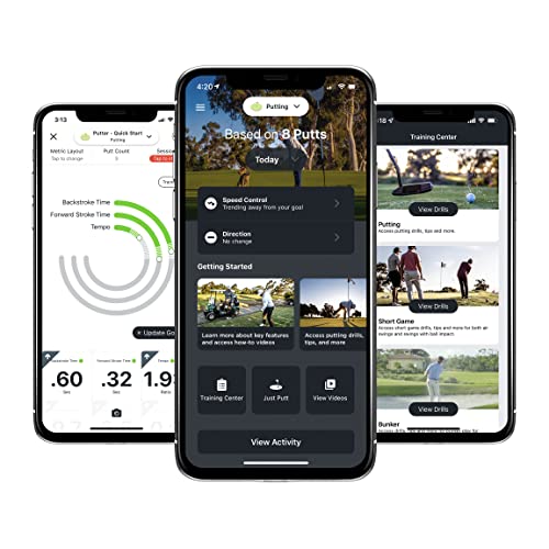 Blast Golf - Swing and Stroke Analyzer (Sensor) I Captures Putting, Full Swing, Short Game and Bunker Modes, Air Swing Mode, Slo-Mo Video Capture, App Enabled (iOS and Android Compatible)