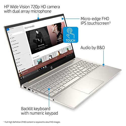 2022 HP Pavilion 15.6" FHD Touchscreen Laptop 11th Gen 4-Core Intel i7-1165G7 32GB DDR4 1TB NVMe SSD Iris Xe Graphics HDMI Webcam WiFi-6 Bluetooth Backlit Keyboard Windows 11 Pro w/ 32GB USB