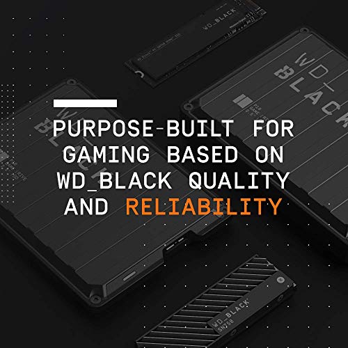 WD_BLACK 8TB D10 Game Drive - Portable External Hard Drive HDD Compatible with Playstation, Xbox, PC, & Mac - WDBA3P0080HBK-NESN