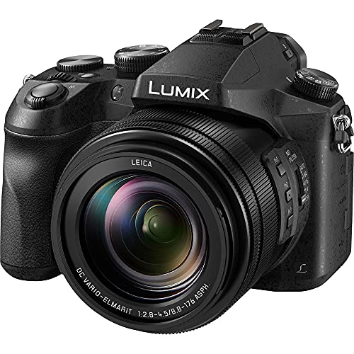 Panasonic Lumix DMC-FZ2500 Digital Camera - 128GB - Memory Card Wallet - Reader - Battery x2-72" Tripod - Case