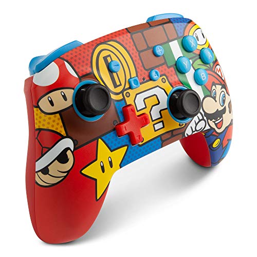 PowerA Enhanced Wireless Controller for Nintendo Switch - Mario Pop (Only at Amazon)